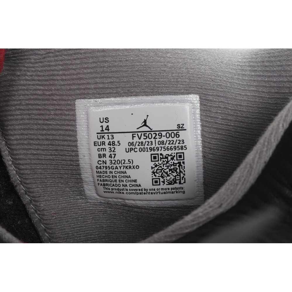 Size 14 Jordan 4 Retro Bred Reimagined